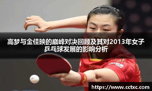 高梦与金佳映的巅峰对决回顾及其对2013年女子乒乓球发展的影响分析